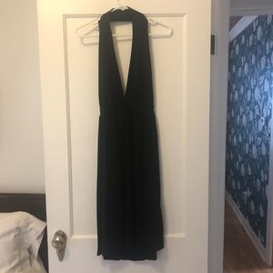 Black Halter Cocktail Dress